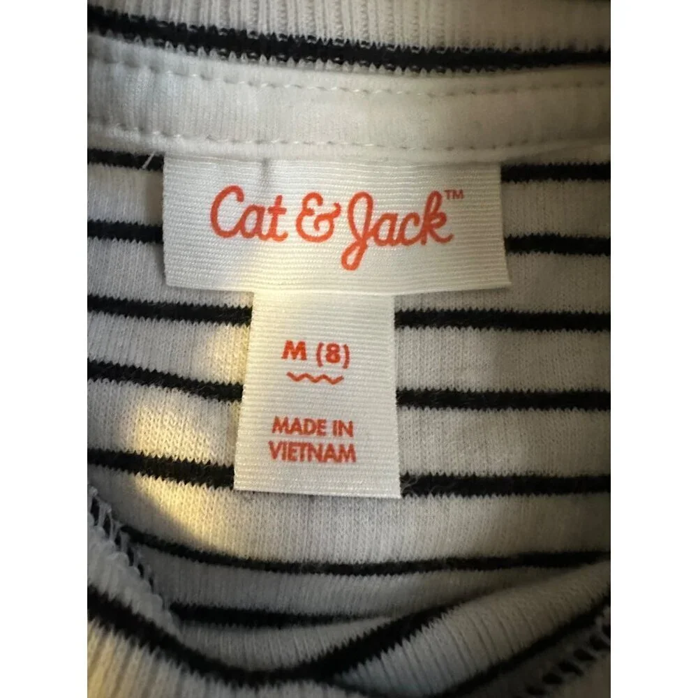 Cat & Jack Girl's Ribbed Long Sleeve Shirt Size M 8 NWT - Picture 6 of 6